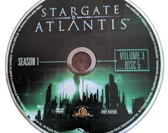 Stargate Atlantis Season 1 Volume 3 Disc 5 Replacement Disc Only MGM 2004 DVD