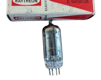 Nuovo vecchio stock vintage Raytheon tubo elettronico 6DT6A amplificatore per radioamatore TV