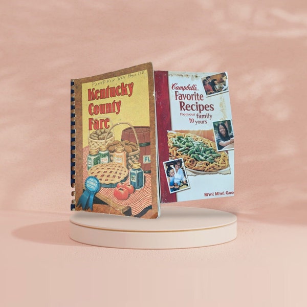 2 Cookbooks Kentucky County Fare Campbells Favorite Recipes Vintage 1980 2002