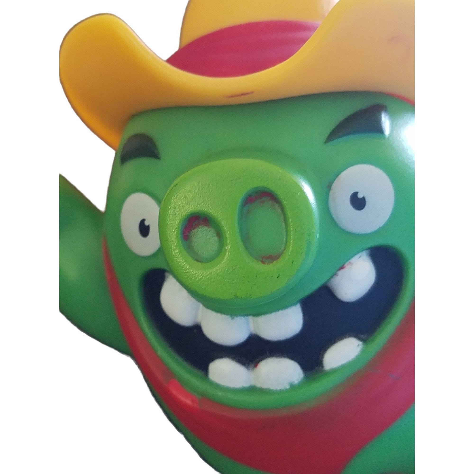 Angry Birds Green Pig Piggy Hog Pirate Ship McDonald's Toy Figure