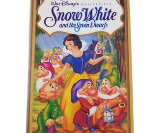 VHS Movie Walt Disney's Masterpiece Snow White and the Seven Dwarfs Vintage 1994