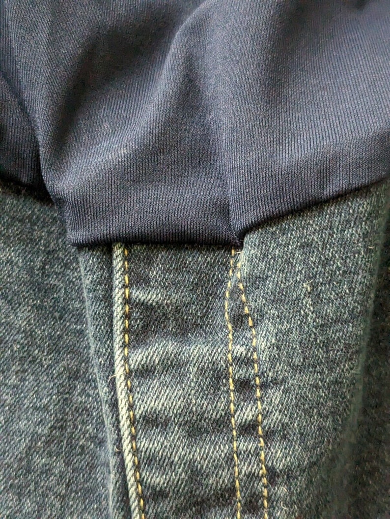 Shein Damen Umstandsjeans zum Anziehen, breites Taillenband, Röhrenjeans, Bündchen aus Baumwollmischung Bild 4