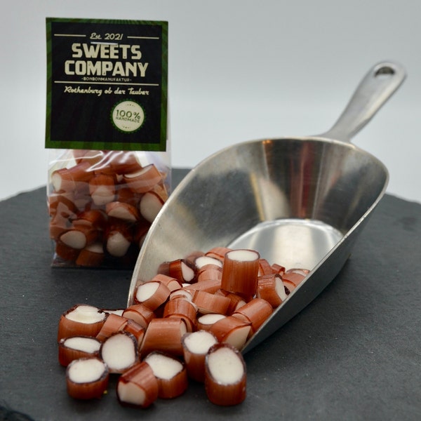 Sweets Company - Kokos Bonbons - Einzelsorte - Rockbonbons - Handmade - Süßigkeiten - Naschen - Lollis - Vegan - VE 60g