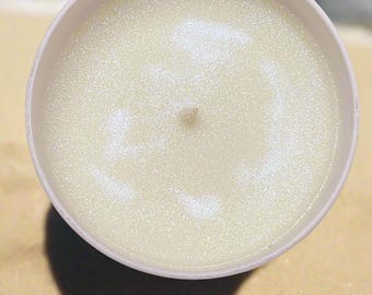 Vela de soja y coco de aguas profundas