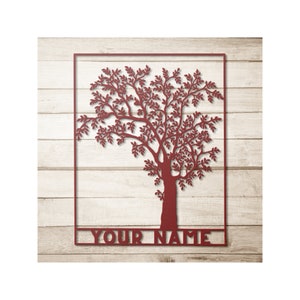 Metal Tree Wall Art