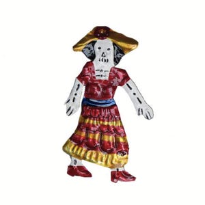 Skeleton Woman Magnet