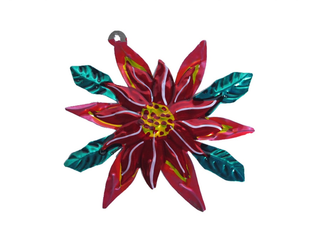 Poinsettia Ornament Etsy