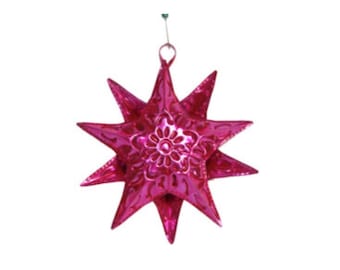 Pink Star Ornament