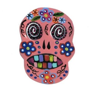 Pink Skull Magnet