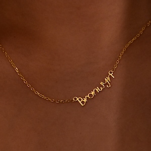 Personalized Name Necklaces • Personalized Signature Necklace • Custom Name Necklace• Personalized Gold Name Necklace • Anniversary Gift