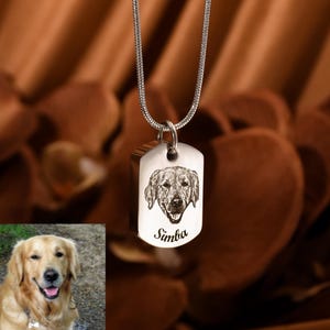 Urne Halskette für Haustier Asche, Haustier Urne Halskette, Hund Katze Urne Anhänger für Asche, Erinnerungsurne für Haustierverlust Geschenk, personalisierter Schmuck
