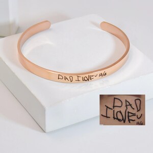 Caitlynminimalist handwriting bracelet online