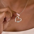 Multiple Name Necklace, Personalized Family Heart Pendant Necklace, Personalized Engraved Gift, Mom Necklace With Kids Name, Gift for Mom