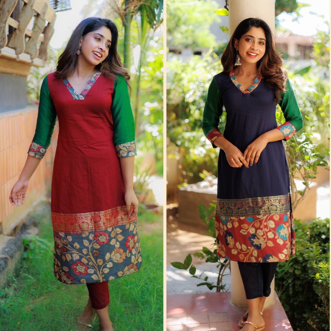 Cotton kurti hotsell for girls
