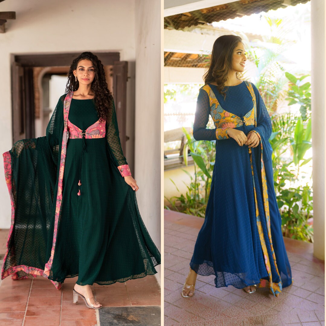 Casual Anarkali Etsy UK
