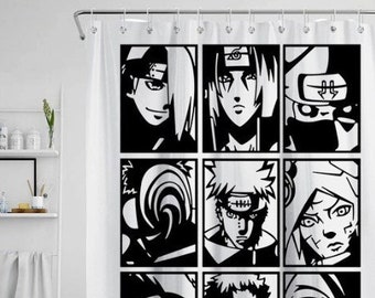 Anime Shower Curtain - Etsy Australia Anime Shower Curtain - Etsy Australia