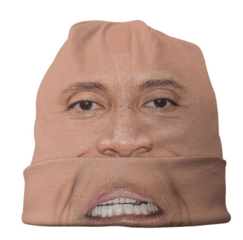 The Rock Beanie Dwayne Johnson, Wrestling, Meme Gifts, Joke, Gag