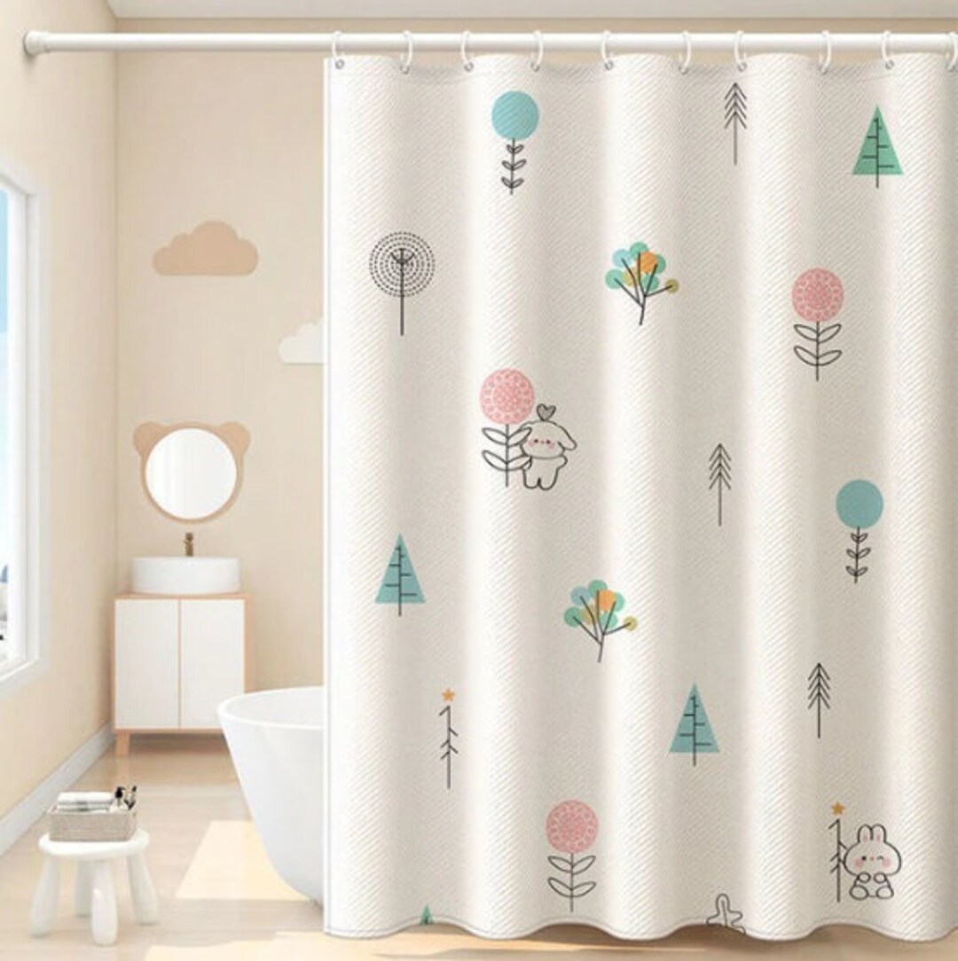 Cute Animals Shower Curtain Meme, Gag Gift, Birthday Present, Dorm Room