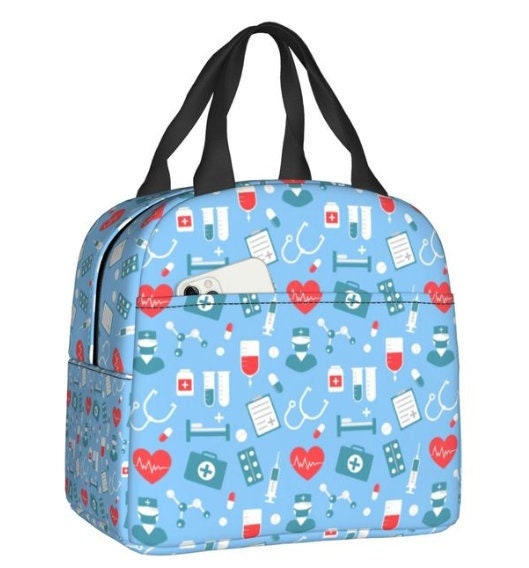 Nurse Lunch Bag Insulated Lunch Box Small Lunch Tote Bags with Water  ​Bottle Holder, Adjustable & Re…See more Nurse Lunch Bag Insulated Lunch  Box