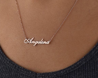 Personalized Sterling Silver Name Necklace • Custom Jewelry Gift