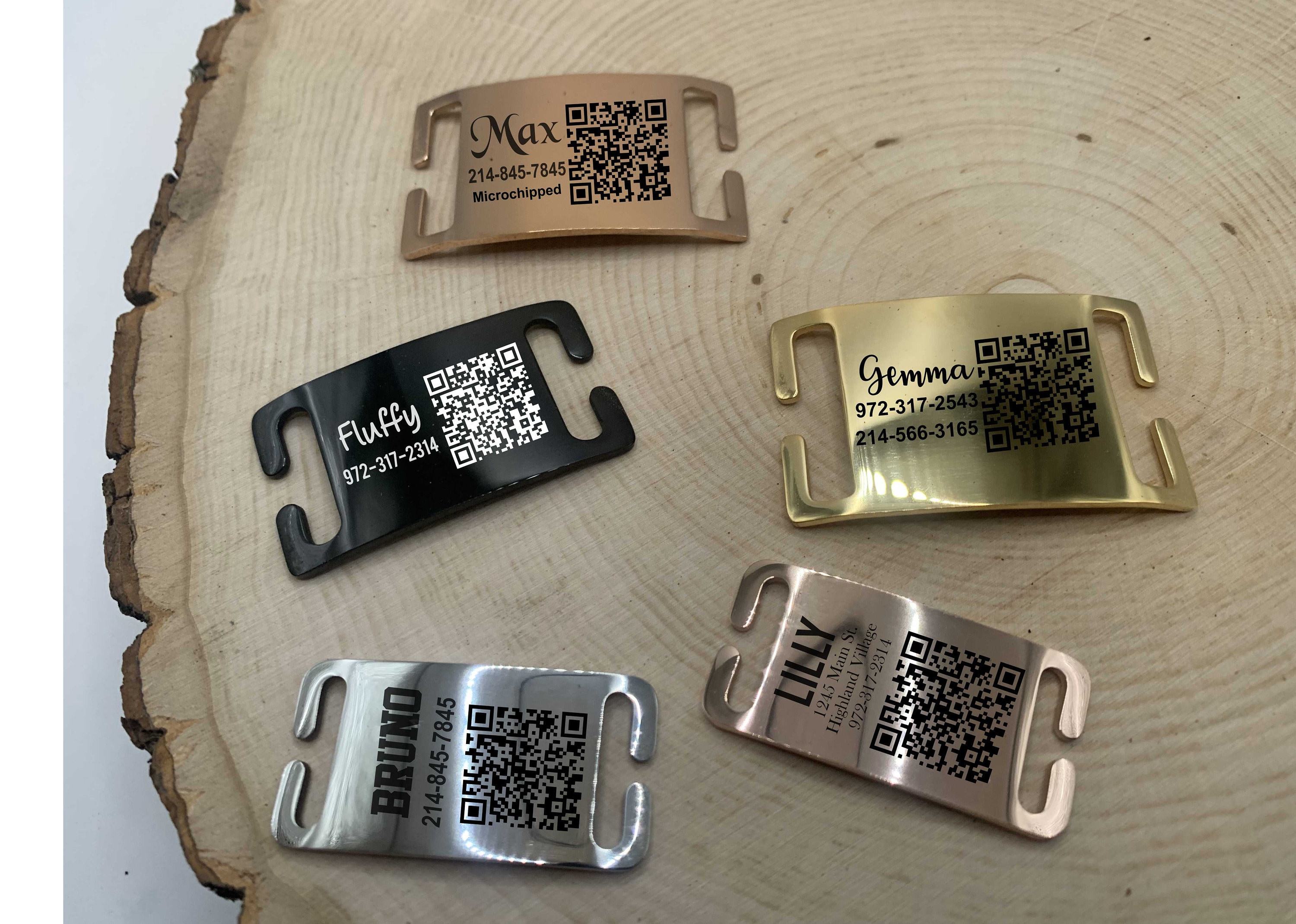 Qr Code Dog Tag