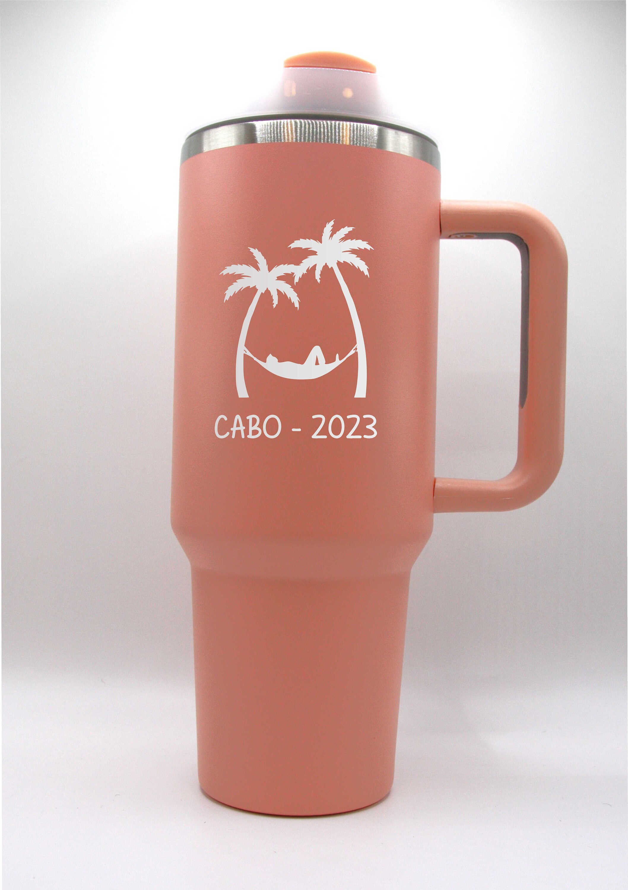 Beast 40 oz Tumbler Stainless Steel Vacuum Insulated Coffee Ice Cup Double  Wall Travel Flask (Coral Pink) in 2023