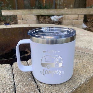 Rambler Coffee Mug, Coffee Cup, Personalized Mug, Custom Coffee Mug, Camper Coffee Mug, Campfire Mug, Custom Coffee Mug YETI Style