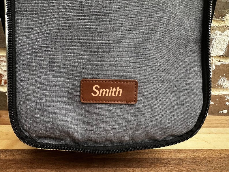 Bolsa térmica personalizada para vino: bolsa térmica de viaje, regalo para picnic imagen 2