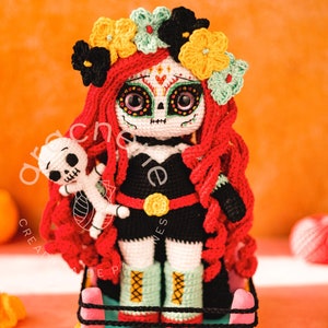 Crochet Pattern Masked Bonehead Arachnid