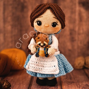 Belle & mini beast CROCHET PDF PATTERN