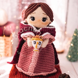 Belle christmas CROCHET PDF PATTERN