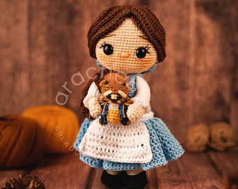 Belle poupée amigurumi PATRON CROCHET PDF