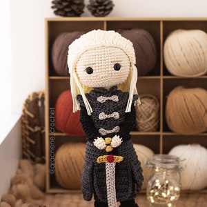 Dragon prince Amigurumi Doll Crochet Pattern PDF amigurumi