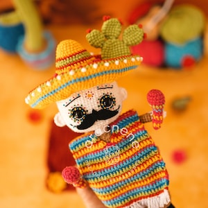 Don Zarape Maracas CROCHET PATTERN PDF
