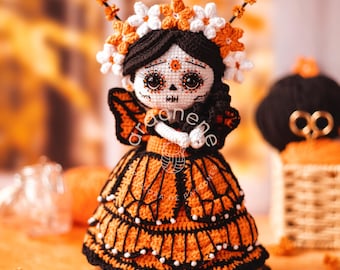 Catrina Monarch Amigurumi Häkelanleitung