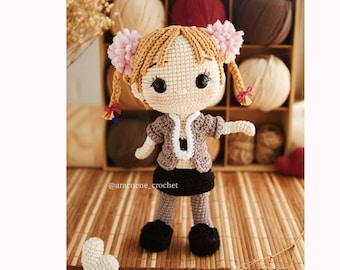 Britney Crochet Pattern PDF amigurumi España