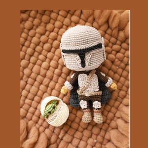 Space warrior Crochet Pattern PDF amigurumi