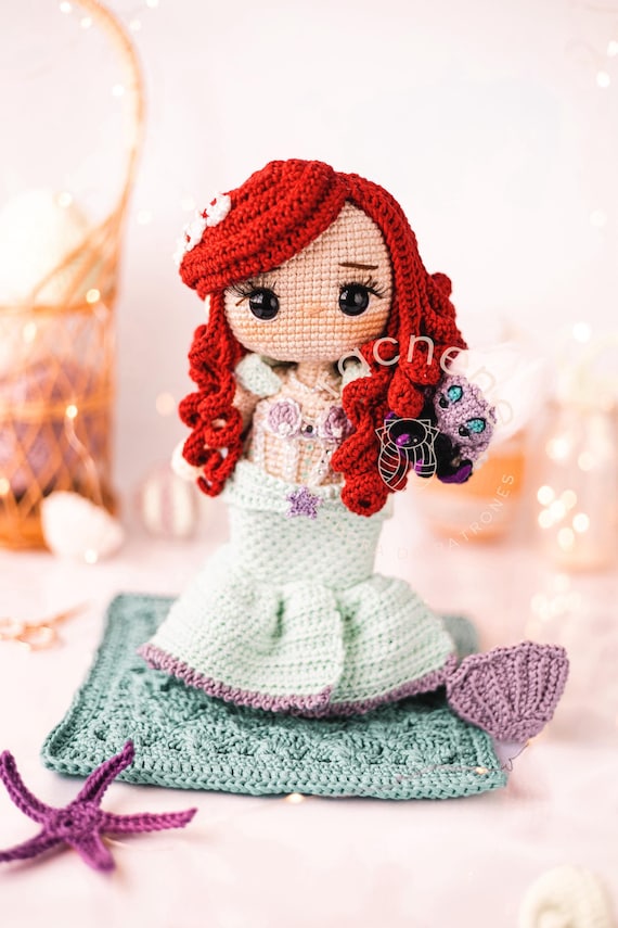 かぎ針編みパターン アラクネン ARIEL - Etsy 日本