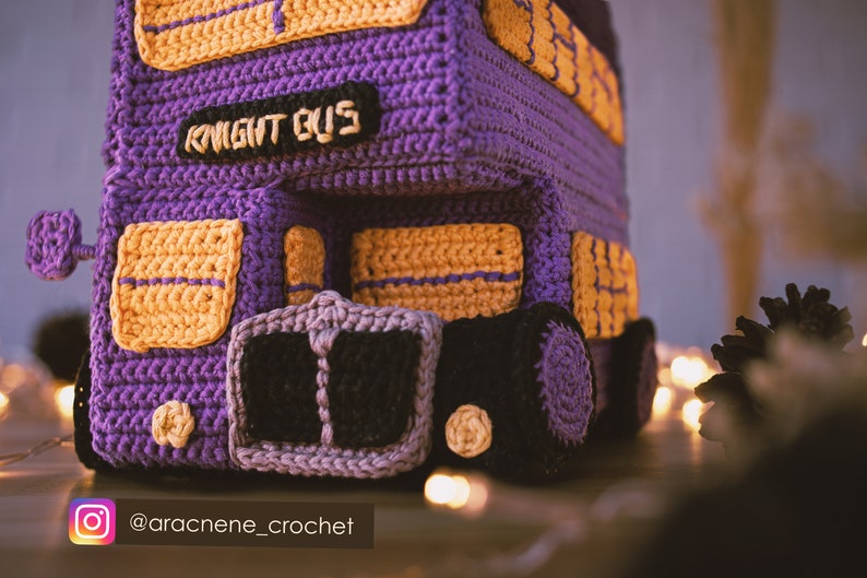 Purple Bus Purple Bus Crochet Pattern PDF Amigurumi - Etsy