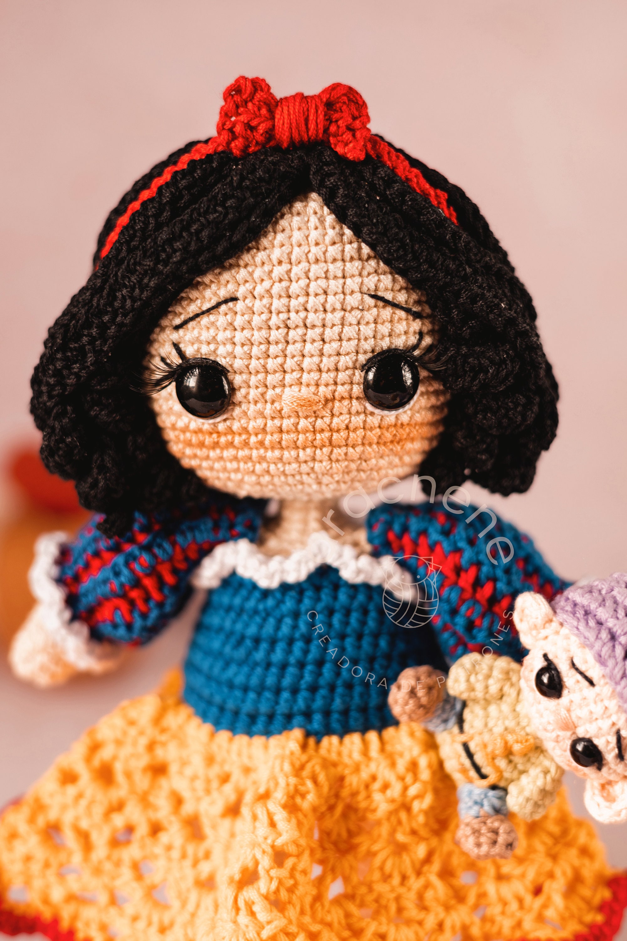 白雪姫のあみぐるみ人形かぎ針編みパターン PDF - Etsy 日本