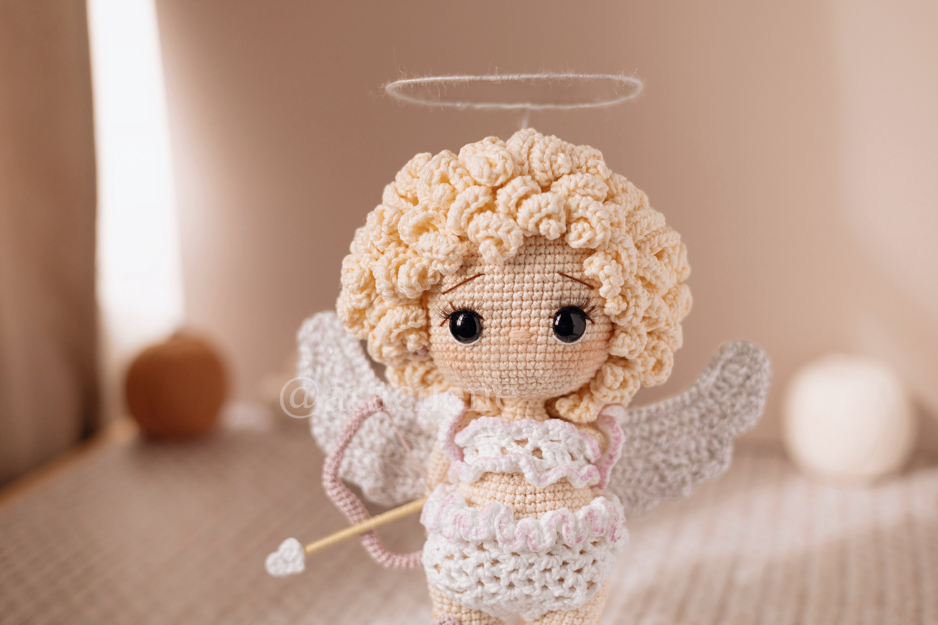 Crochet Pattern Arachnene CUPID VALENTINA - Etsy