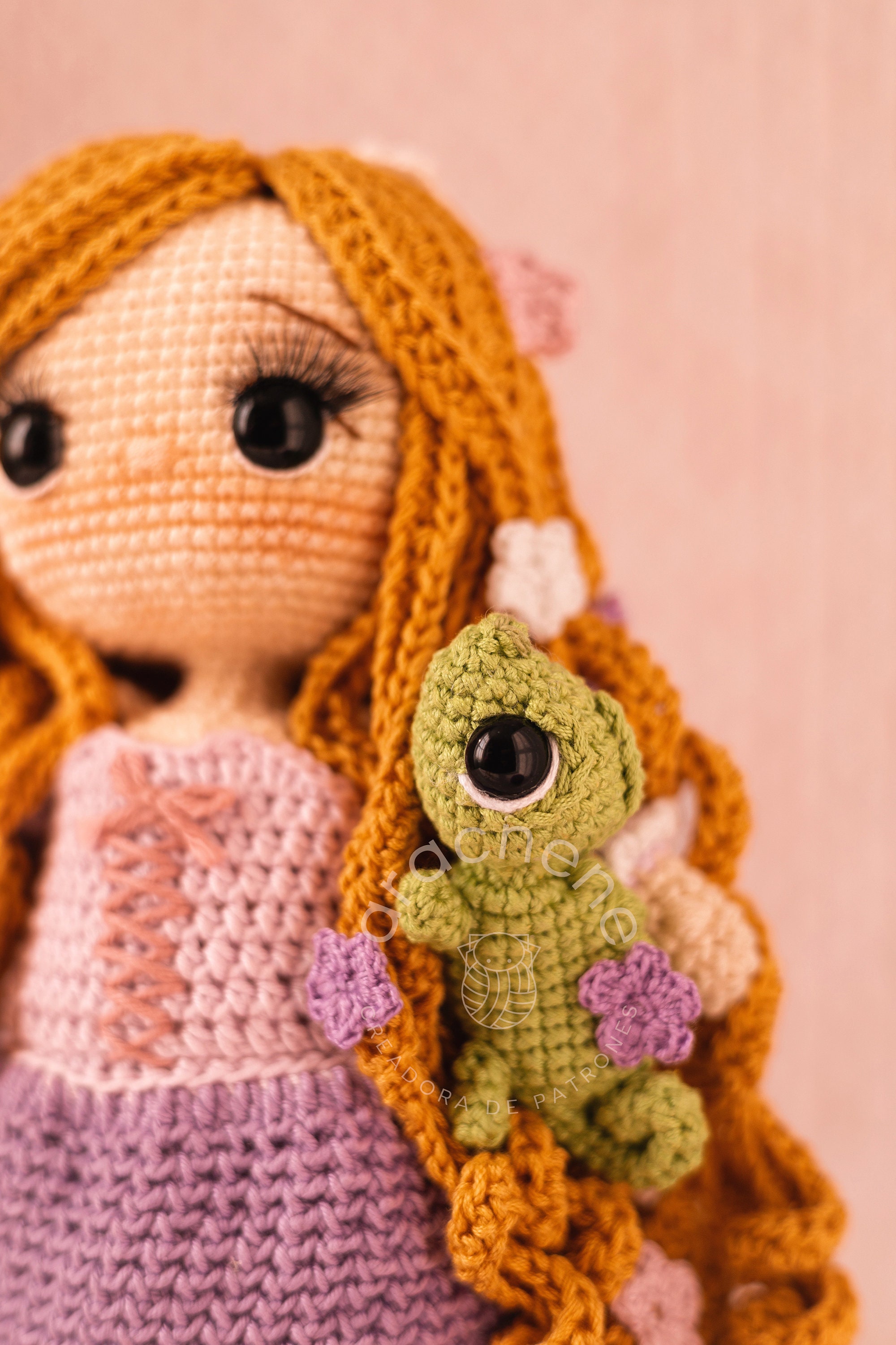 ラプンツェルのあみぐるみ人形かぎ針編みパターン PDF - Etsy 日本