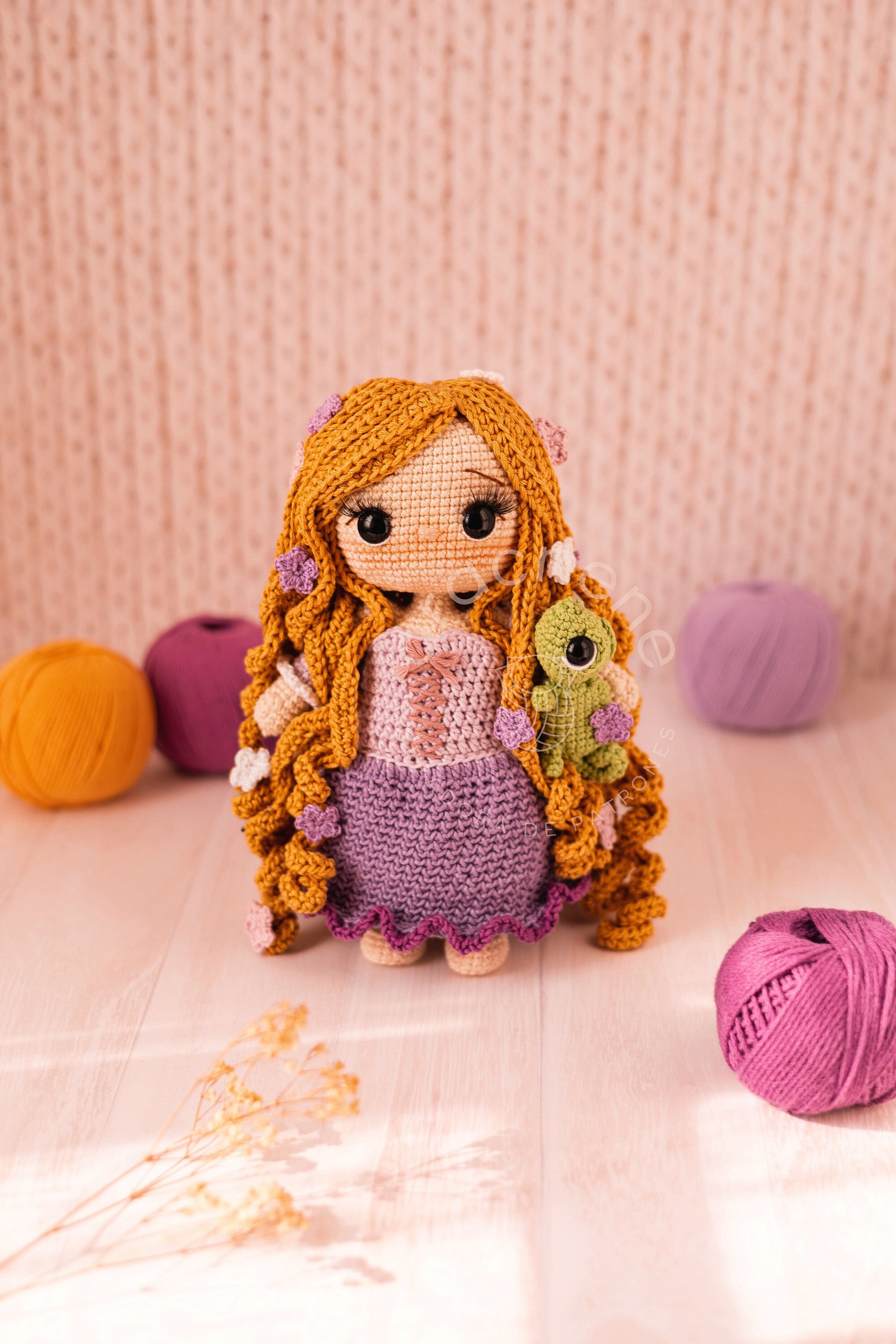 ラプンツェルのあみぐるみ人形かぎ針編みパターン PDF - Etsy 日本