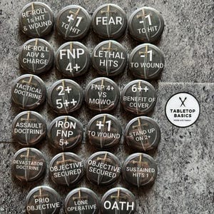 Black Angels of Caliban Token Set Codex 23 pieces