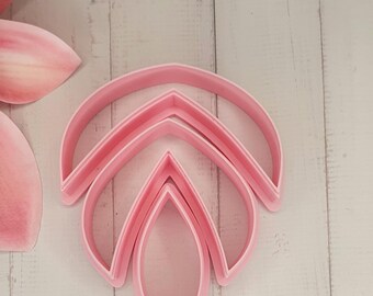 Dangle Leaf SET Clay Cutter, Polymer Clay Cutter, Sharp Cutting Edge, Clay Cutter, Clay Tools, Earring Makers Tool, 4 sizes, #R194