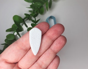 Taglierina per argilla Sharp Shield, lama affilata, taglierine per argilla polimerica, utensili per argilla, utensili per la creazione di orecchini, lama per motivi, 4 misure, n. 0019