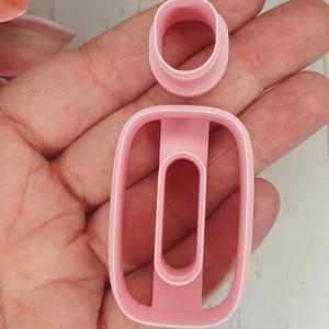 Cortador de arcilla rectangular, cortador de arcilla polimérica, borde afilado, cortador de arcilla, herramientas de arcilla, herramienta para hacer aretes, 5 tamaños, n.° R268