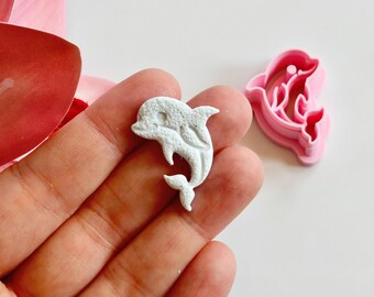 Baby Dolphin Fish Clay Cutter, Sharp Cutting Edge, Polymer Clay Cutters, Clay Tools, Earring Makers Tools, Pattern Blade, 4 sizes, #R378