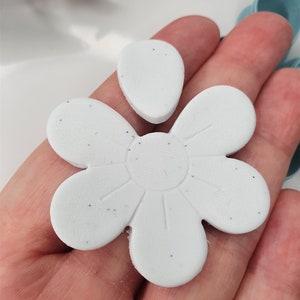 Baumelnde Blume Ton Ausstecher, scharfe Schneide, Polymer Ausstecher, Ton Werkzeuge, 5 Größen, #0061