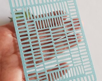 3D Printed Stencil #21 for Polymer Clay, Seamless Clay Texture Mat, Embossing Tool,  Polymer Clay Cutter, Earrings Making Tools, Clay Tool